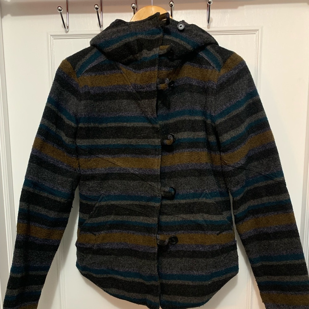 Patagonia Reversible hooded felted wool jackets/coats